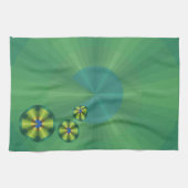 Peacock Illusion Handdoek (Horizontaal)