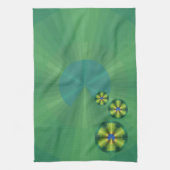 Peacock Illusion Handdoek (Verticaal)