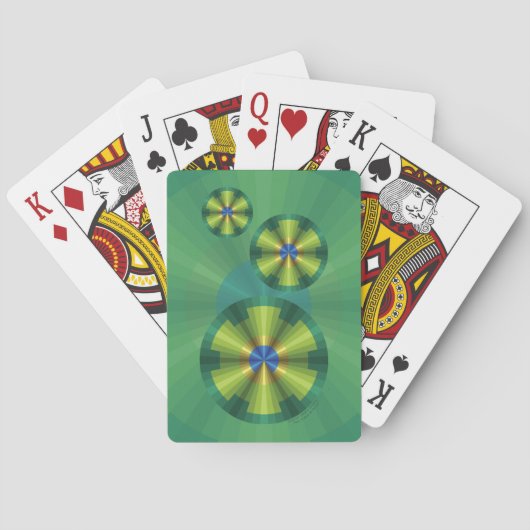 Peacock Illusion Klassic afspeelkaarten Pokerkaarten (Achterkant)