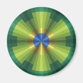 Peacock Illusion Magnet (Voorkant)