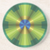 Peacock Illusion Onderzetter (Voorkant)