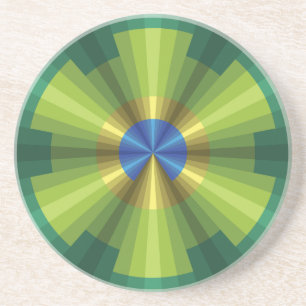 Peacock Illusion Onderzetter