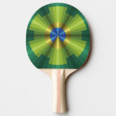 Peacock Illusion Ping Pong Paddle Tafeltennisbatje (Achterkant)