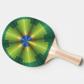 Peacock Illusion Ping Pong Paddle Tafeltennisbatje (Zijkant)