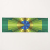Peacock Illusion Yoga Mat (Voorkant (horizontaal))