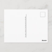 Peacock -  illustratie briefkaart (Achterkant)