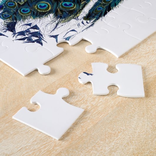 Peacock Illustratie Legpuzzel (Zijkant)