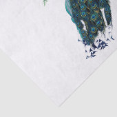 Peacock Illustratie Tissuepapier (Detail)