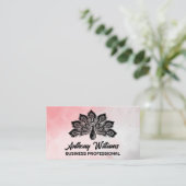 Peacock Illustratie | WATERVERF Visitekaartje (Staand voorkant)