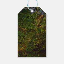 Peacock in de Bossen (door Abbott Henderson Thayer Cadeaulabel