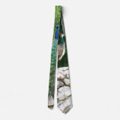 Peacock in een tuinfoto-Stropdas Stropdas (Achterkant)