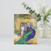  Peacock in het Lijst van Parijs Briefkaart (Staand voorkant)
