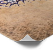  Peacock in kooi Poster (Hoek)