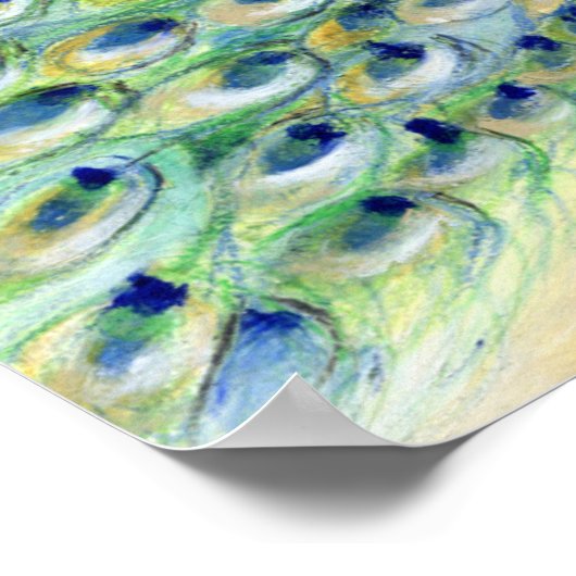 Peacock in San Diego 2013 Poster (Hoek)