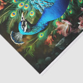 Peacock in tapijt 2 Decoupage papier (Detail)