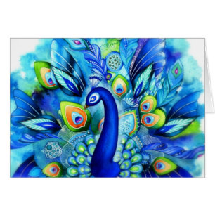 Peacock in voltallige bloom