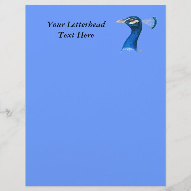 Peacock: Indiaans blauw (Voorkant)