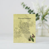  Peacock informatieblad Informatiekaartje (Staand voorkant)