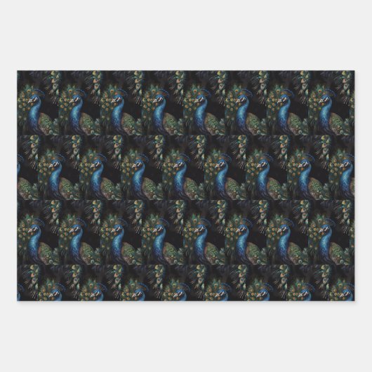 Peacock Inpakpapier Vel (Voorkant 3)