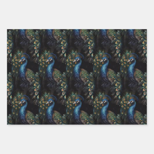 Peacock Inpakpapier Vel (Voorkant 2)