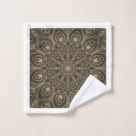 Peacock-inspiraties Bad Handdoek (Wasdoekje)