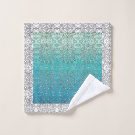 Peacock-inspiraties Bad Handdoek (Wasdoekje)