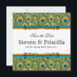 Peacock Invitation Variation 2 Save The Date<br><div class="desc">.</div>