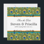 Peacock Invitation Variation 2 Save The Date<br><div class="desc">.</div>