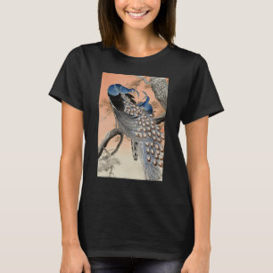 Peacock Japans Ukiyo e Koson  vogelverschrikking T-shirt
