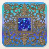 Peacock Jewel Kartonnen Onderzetters (Voorkant)