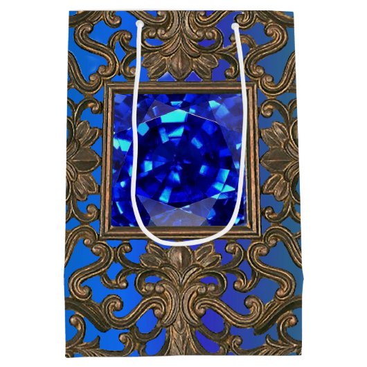 Peacock Jewel Medium Cadeauzakje (Achterkant)