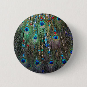 Peacock Jewelery Ronde Button 5,7 Cm