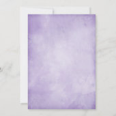  Peacock Jewels Paars Vrijgezellenfeest Kaart (Achterkant)