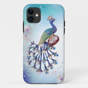 Peacock Jewels Print Fantasy Art Case-Mate iPhone Case