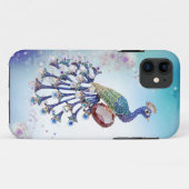Peacock Jewels Print Fantasy Art Case-Mate iPhone Case (Achterkant (horizontaal))