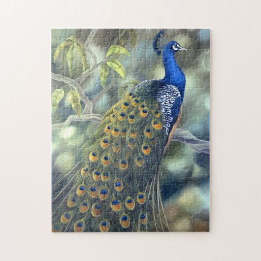 Peacock JigSaw Puzzle Legpuzzel (Verticaal)