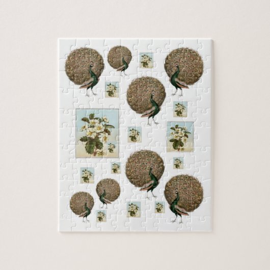 Peacock Jigzaag Puzzle Legpuzzel (Verticaal)
