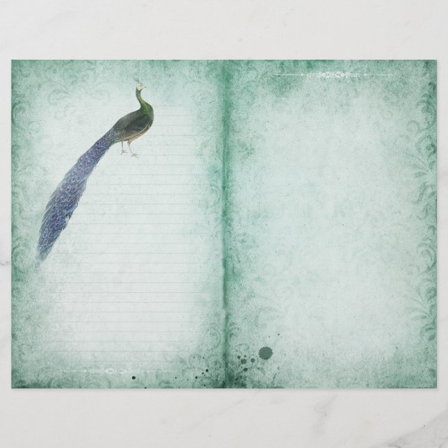  Peacock Journal Pagina (Voorkant)