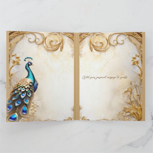 Peacock Kaart (Binnen)