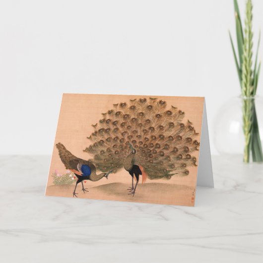  Peacock Kaart (Voorkant)