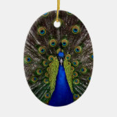 Peacock Keramisch Ornament (Voorkant)