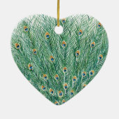 Peacock Keramisch Ornament (Achterkant)