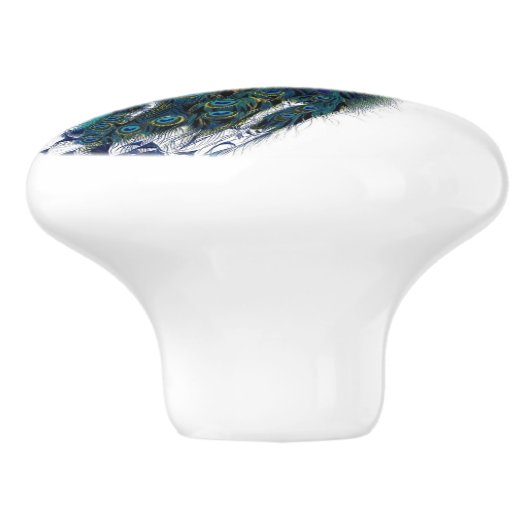  Peacock Keramische Knop (Zijkant)