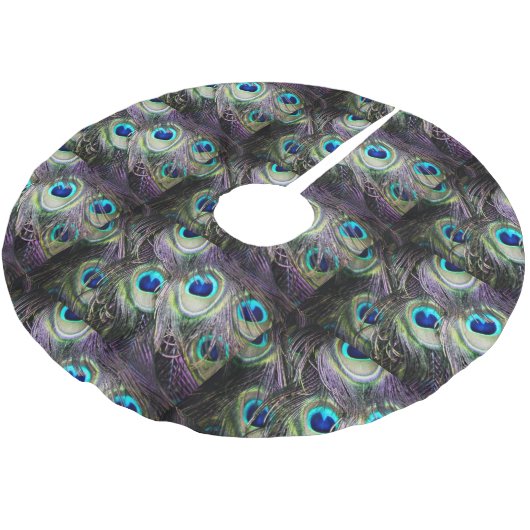 Peacock kerstmis kerstboom rok (Gekanteld)