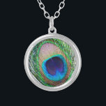 Peacock-Ketting Zilver Vergulden Ketting<br><div class="desc">Peacock Feather Ketting. Foto van TDSwhite.</div>