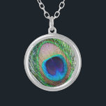 Peacock-Ketting Zilver Vergulden Ketting<br><div class="desc">Peacock Feather Ketting. Foto van TDSwhite.</div>