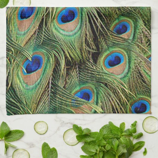 Peacock Kitchen Towel Theedoek (Gevouwen)