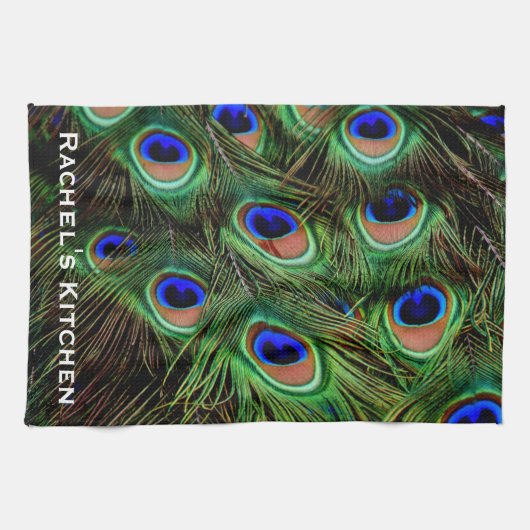 Peacock Kitchen Towels Simple Kitchen Towel Theedoek (Horizontaal)