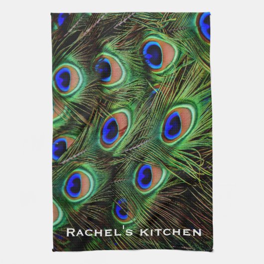 Peacock Kitchen Towels Simple Kitchen Towel Theedoek (Verticaal)