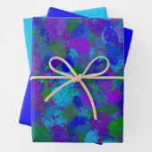 Peacock-kleur Inpakpapier Vel (In situ)